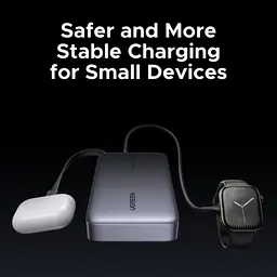 Батарея універсальна Ugreen 20000 mAh 67W Cable Space gray (U_55996B) - мініатюра 10