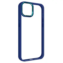 Чехол для Apple iPhone 15 Plus, UNIT2, синий, ударопрочный, прозрачный противоударный чехол-накладка из TPU и поликарбоната (PC), с защитными бортиками, защита всего корпуса от ударов и царапин, ArmorStandart (ARM69974)