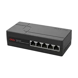 PoE-комутатор некерований 5-портовий ONV ONV-H3054PEBS 4 портами PoE (73-00071) - мініатюра 1