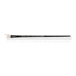 Пензель синтетика плоска Terra 1608F №6 довга ручка ROSA (4823098533764)