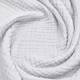 Комплект постільної білизни Cosas White CS1 Підлітковий муслін білий (Muslin_01White_El90-01White_155) - мініатюра 10