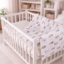 Дитяча постільна білизна LITTLE KIDS Poplin Line Kids Animals (2200012788752) - мініатюра 6