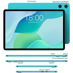 Планшет Teclast P33 KIT 10.1” HD+/3GB/64GB/A333/6000mAh/WIFI/5+2Mp/Metal/Blue - мініатюра 5