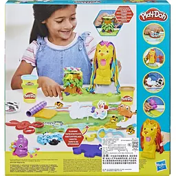 Набір для творчості Hasbro Play-Doh Лев та друзі (F7221) - мініатюра 4