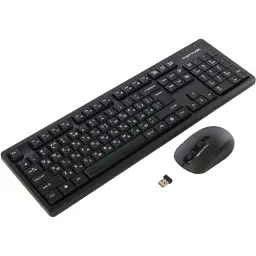 Комплект бездротовий A4Tech FG1200 "Fstyler", Black, USB 2.4GHz - мініатюра 2