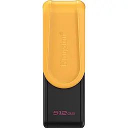 USB флеш-накопичувач Kingston DataTraveler Exodia S 512GB USB-A 3.2 Black/Yellow (DTXS/512GB) [139612] - мініатюра 2
