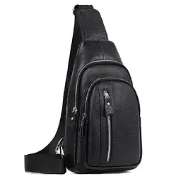 Сумка на одну шлейку чорна Tiding Bag FL-A25F-5055A - мініатюра 8