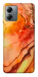 Чохол Demsky Червоний корал мармур для Motorola Moto G14