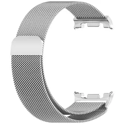 Ремінець металевий для смарт-годинника Google Pixel Watch 40,44,46 mm, Milanese Magnetic, сріблястий, міланська петля, браслет на магнітній застібці, сумісний з годинником Google Pixel Watch, для моделей з розміром корпусу 40,44,46 мм - мініатюра 4