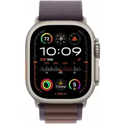 Смарт годинник Apple Watch Ultra 2 GPS plus Cellular 49mm Titanium Case with Indigo Alpine Loop Large (MREW3) - мініатюра 2