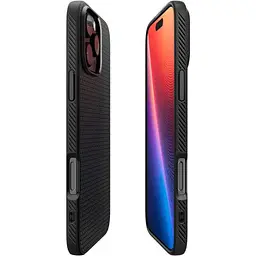 Чохол Spigen Liquid Air Matte Black для iPhone 16 Pro Max (ACS07988) - мініатюра 4
