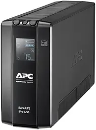 APC Джерело безперебійного живлення Back-UPS Pro 650VA/390W, LCD, USB, 6xC13