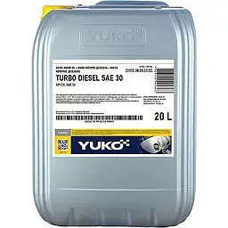Олива моторна Yuko Turbo Diesel SAE 30 API CD 20 л (146357)