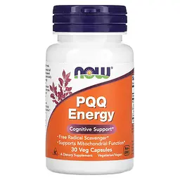 NOW PQQ Energy - 30 капсул