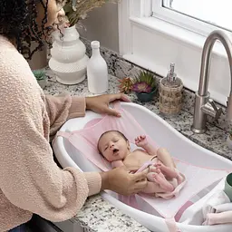 Дитяча ванночка 3 в 1 Ingenuity Comfy Clean біла (17138) - мініатюра 12