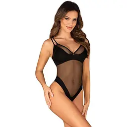 Боді Obsessive Nesari XS/S чорний