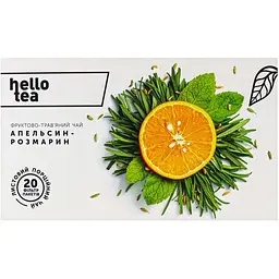 Чай фруктово-травяной Hello Tea Апельсин-розмарин 60 г (20 шт. х 3 г) (930238)