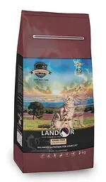Сухий корм Landor беззерновий для котів з функцією контролю утворення грудок вовни та ваги Ягня з бататом 0,4 кг