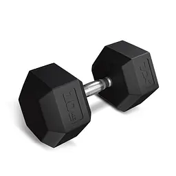 Гантеля шестигранна прогумована TX-100RD Trex Sport 10кг