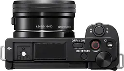 Бездзеркальний фотоапарат Sony ZV-E10 Kit 16-50mm f3.5-5.6 OSS Black (ILCZVE10LB.CEC) UA [92199] - мініатюра 5