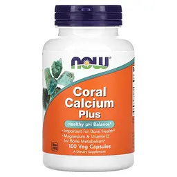 Кораловий Кальцій Магній та Вітамін Д3 Coral Calcium Plus Mag D-3 - 100 вег.капсул