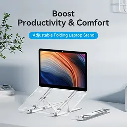 Підставка для ноутбука Laptop X-type Stand Silver Aluminum Alloy Vention - мініатюра 7