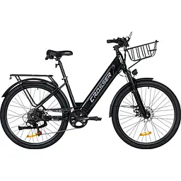 Електровелосипед Crosser E-City PRO 26` 500W Black [166704]