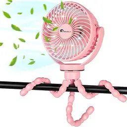 Вентилятор для коляски Octopus 3 швидкості 5000 мАч USB