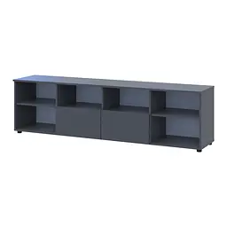 Комод Doros Рон 4 Графіт 2 фасади 2 шухляди 180х38х50 (44900234) - мініатюра 5