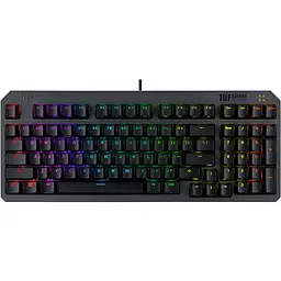 Клавіатура ASUS TUF Gaming K3 Gen II UKR Opti-Mech RGB Red Switches (90MP0390-BKMA00) - мініатюра 1