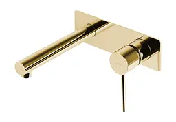 Змішувач для умивальника прихованого монтажу Corsan Lugo gold CMB7515GL Золотий