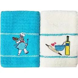 Набір кухонних рушників HomeBrand Кухар 40х60 см 2 шт.  (5863)