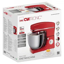 Планетарний міксер - тістоміс Clatronic KM 3765 Red 10 л - мініатюра 7