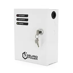 Джерело безперебійного живлення (ДБЖ) 12V/3A EuroPower EP-UPS-1203(M), під акб GEL/AGM - 12V/7A, струм заряду - 13,8V/0.65A, метал, 205х165х75 mm - мініатюра 2
