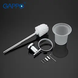Йоржик туалетний Gappo G1810 настінний, Хром - мініатюра 3