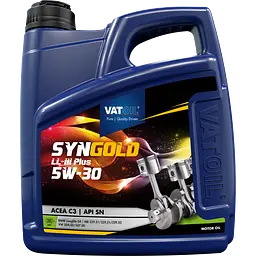 Моторна олива Vatoil SynGold LL-III Plus 5W30 4л (50021)