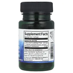Харчова добавка Swanson Synergistic Eye Health Lutein & Zeaxanthin 60 капсул - мініатюра 2