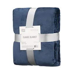 Плед Ardesto Flannel 160х200 см 100% поліестер синій темний pbe0050475 - мініатюра 2