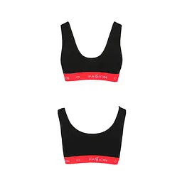 Спортивний топ на широких бретелях Passion PS003 TOP L, black - мініатюра 5