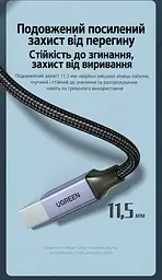 Кабель для принтера UGREEN US369 USB 2.0 USB-A - USB-B 5 м чорний (90560) - мініатюра 5