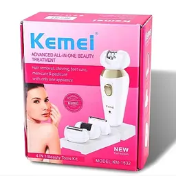 Епілятор Kemei Km-1532 4 в 1 (епілятор тример бритва пемза) - мініатюра 9