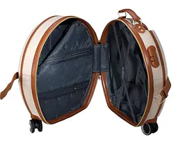 Валіза Semi Line 24" (M) Ecru/Brown (T5670-3) (DAS302667) - мініатюра 2