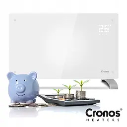 Конвекторний обігрівач Cronos Heaters 2в1 2000W Wi-Fi White - мініатюра 10