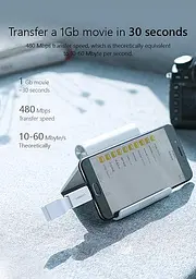 Адаптер Ugreen US195 Micro USB to USB 2.0 OTG Adapter білий (30529) - мініатюра 3
