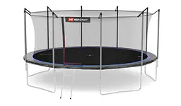Батут Hop-Sport 16ft (488см) чорно-синій з внутрішньою сіткою - мініатюра 4