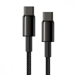 Кабель Baseus Tungsten Gold Fast Charging Type-C to Type-C 100W (2m) black (CATWJ-A01) - мініатюра 10
