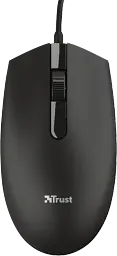 Миша Trust Basi, чорний, USB, оптична, 1200 dpi, 3 кнопки, 1.6 м (24271)