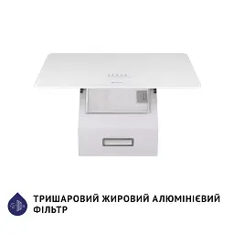Витяжка декоративна похила Minola HVS 6224 WH 700 LED - мініатюра 6