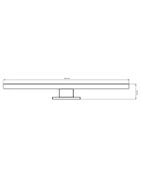 Світильник підсвітка для дзеркала Goldlux 328588 Samos Led 40 1x8W 4000K 900Lm IP44 чорний - мініатюра 3