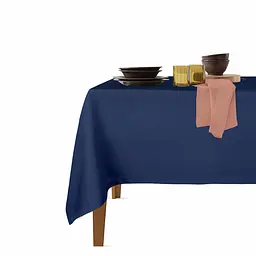 Набір скатертина з серветками DARK BLUE & COPPER COSAS (4822052073766)
